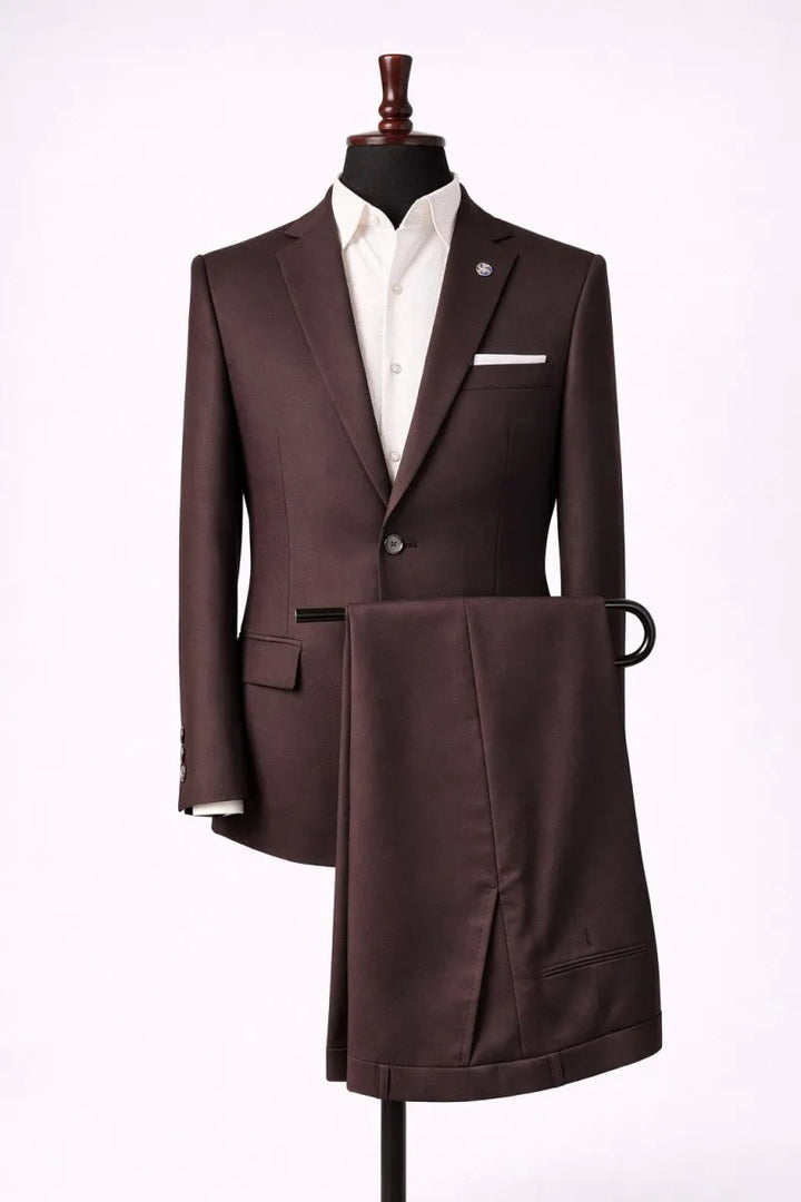 Espresso Noir - Two Piece Suit - muzaym