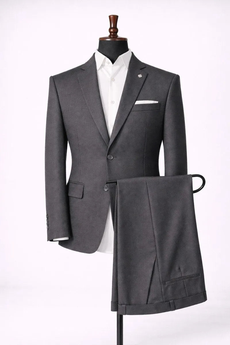 Graphite Regent - 2 Piece Suit - muzaym