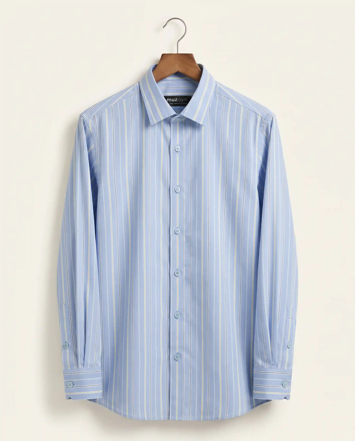Oxford Frost Stripe Shirt