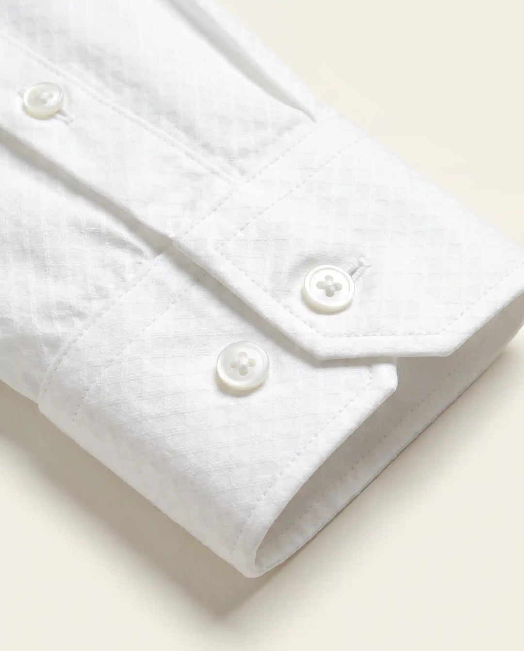 Oxford White - Diamond Cut Shirt