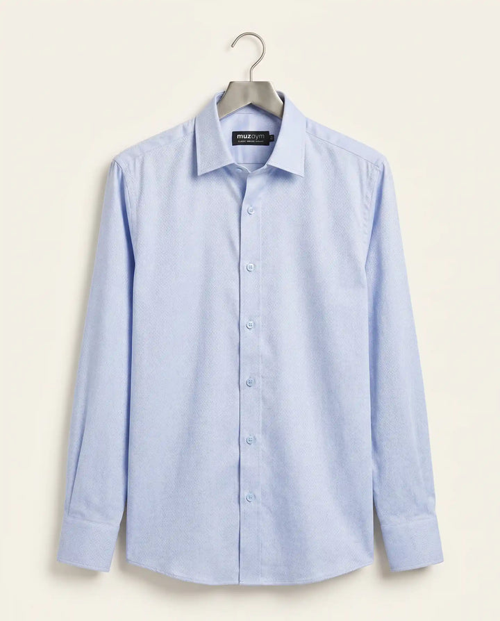 Sky Blue - Diamond Cut Shirt