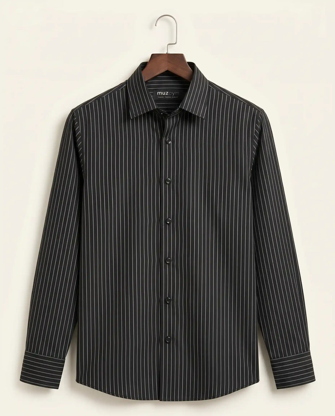 Classic Black Stripe Shirt