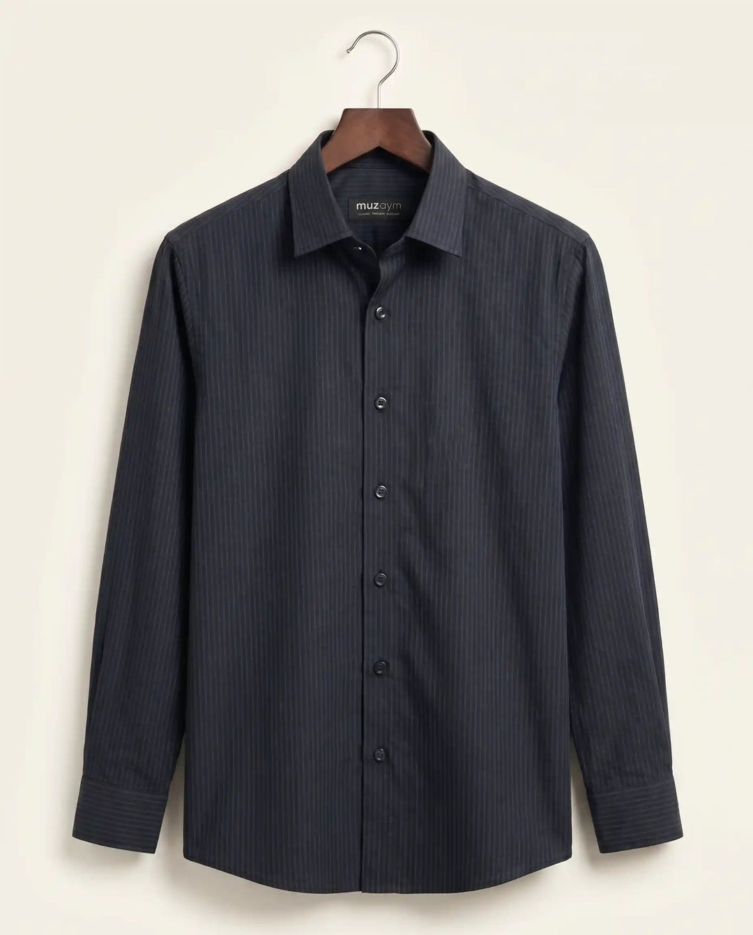 Navy Shadow Line Shirt