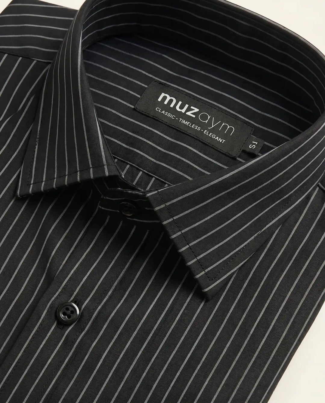 Classic Black Stripe Shirt