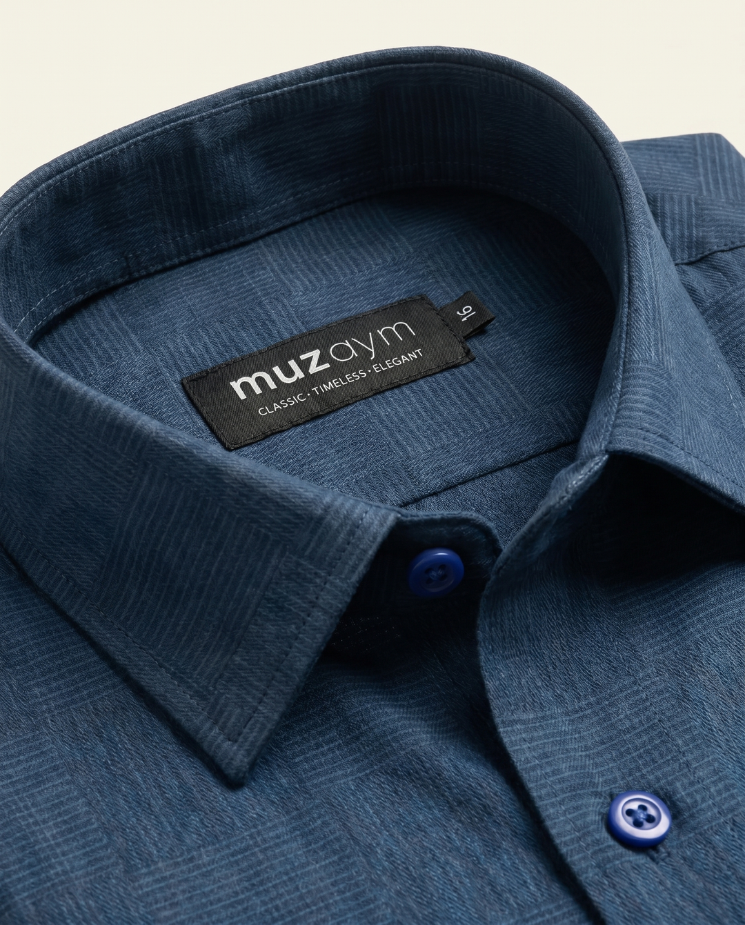 Denim Blue Jacquard