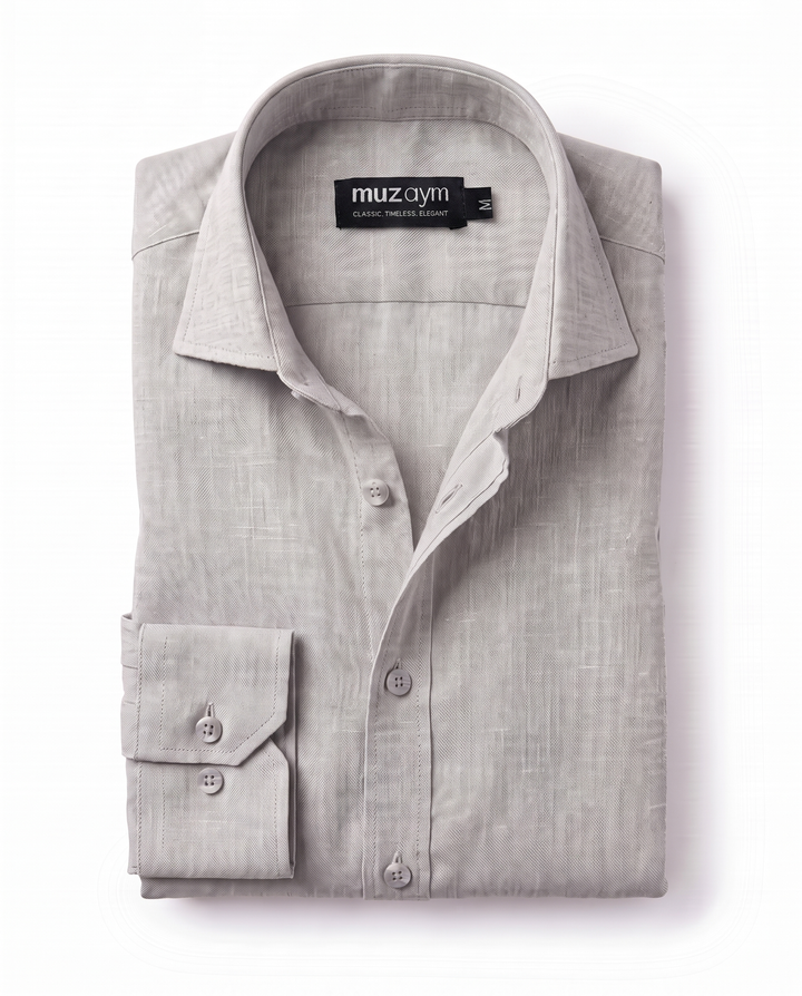 Silver Ash - Linen Casual Shirt