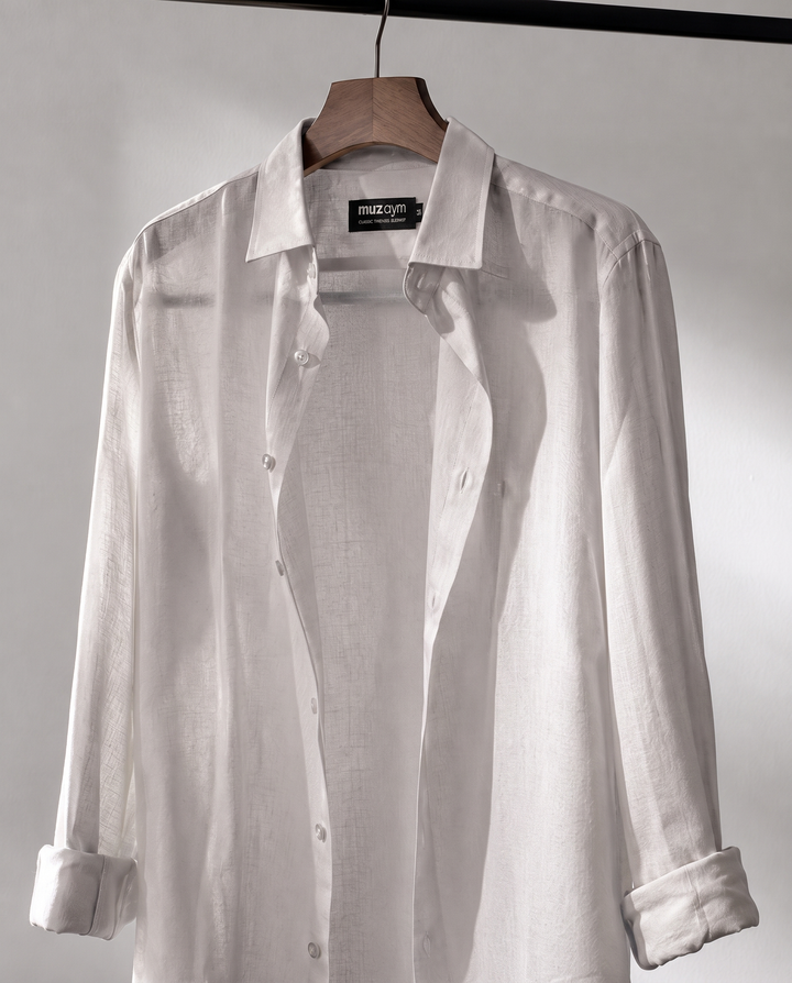 Silver Ash - Linen Casual Shirt