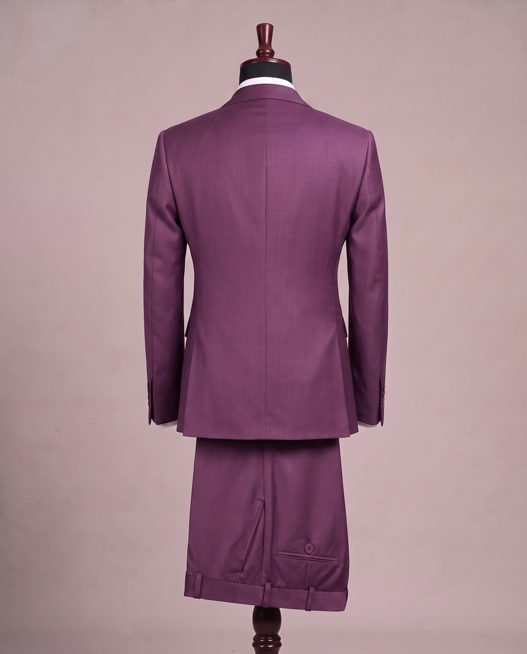 Plum Double-Breasted Suit