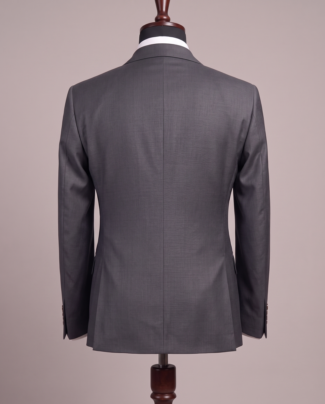 Graphite Charcoal Double-Breasted Suit