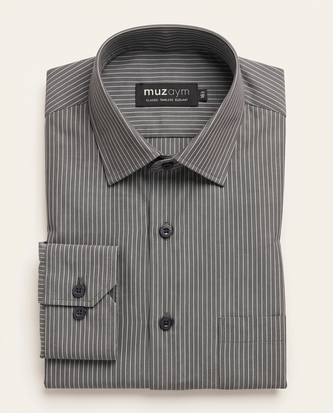 Graphite Pinstripe Shirt