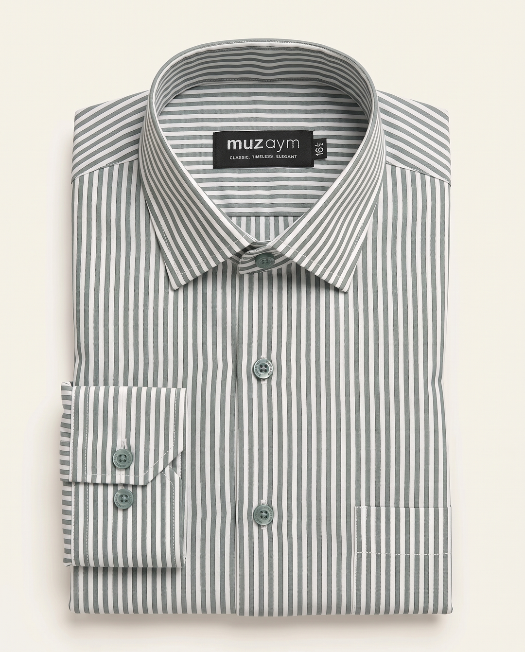 Sage Bengal Stripe Shirt
