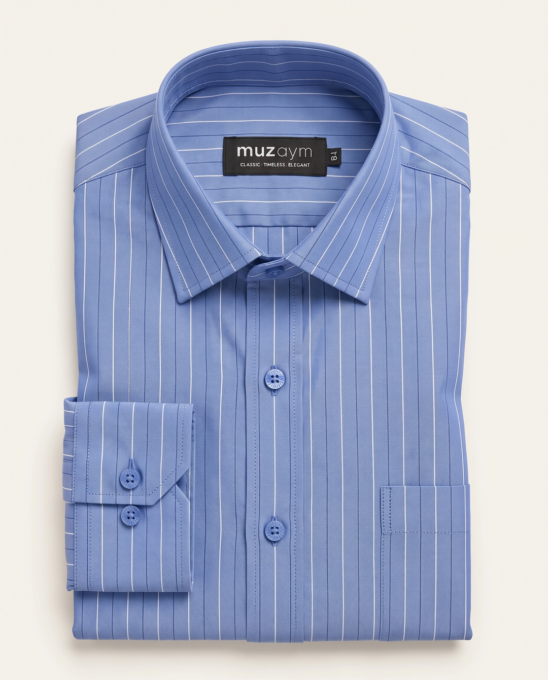 Skyline Blue Pinstripe Shirt