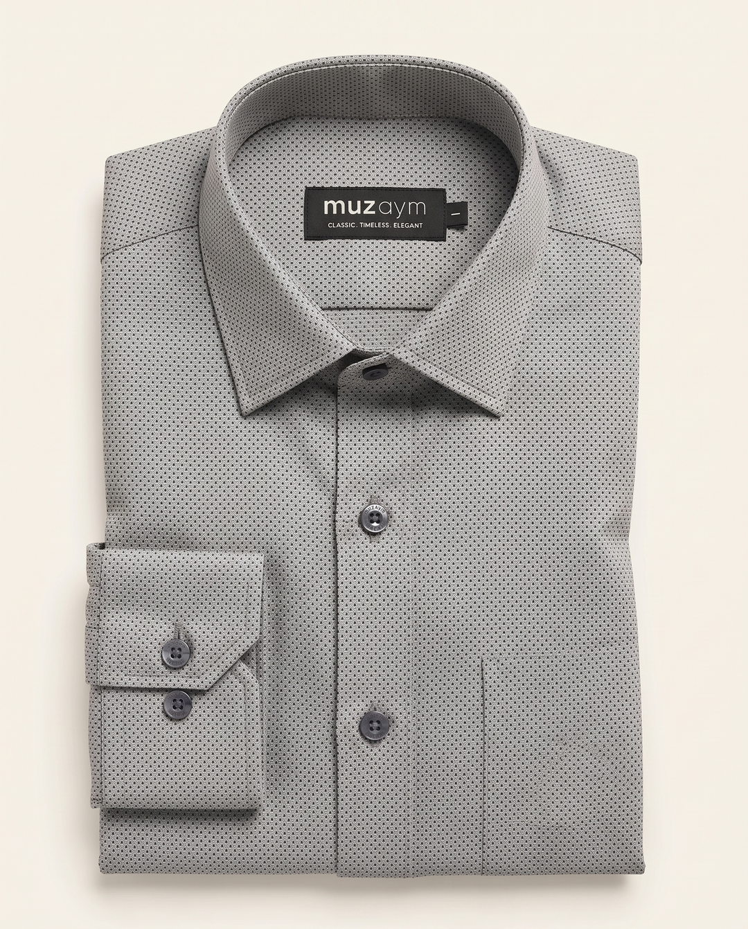 Silver Ash Micro Dobby Shirt