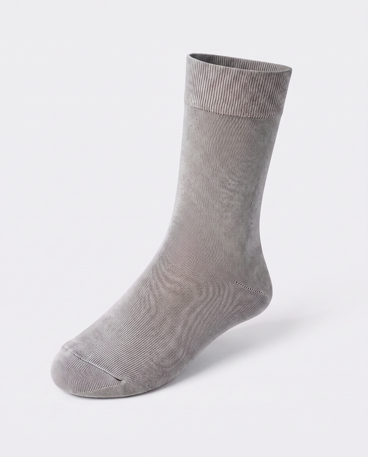 Silver Gray Long Socks