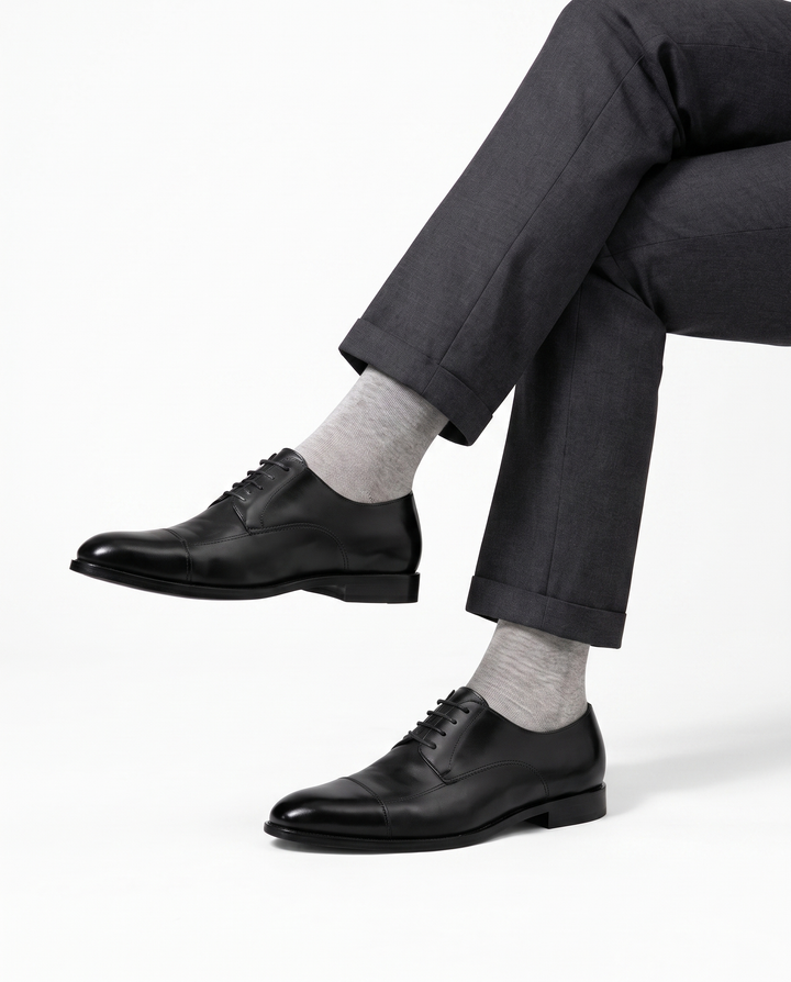 Silver Gray Long Socks