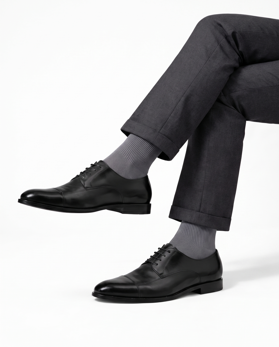 Graphite Gray Long Socks