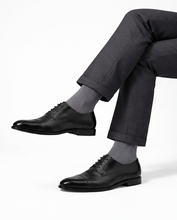 Graphite Gray Long Socks