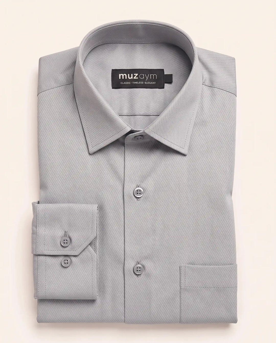Platinum Gray - Cotton Twill