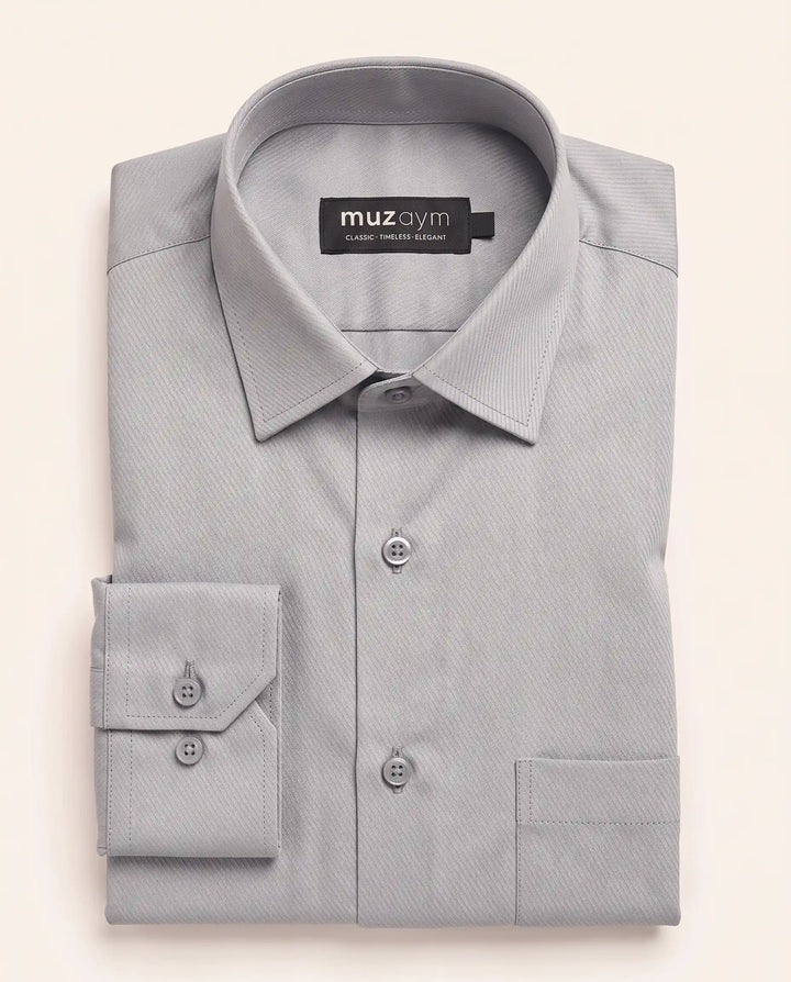 Platinum Gray - Cotton Twill