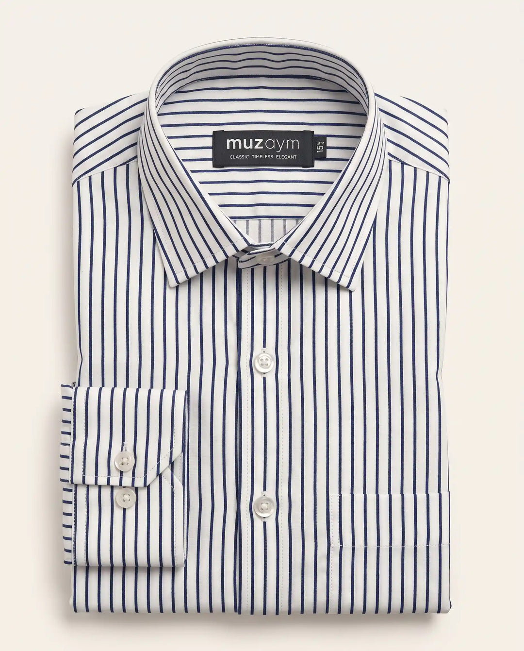 Oxford Navy Stripe Shirt