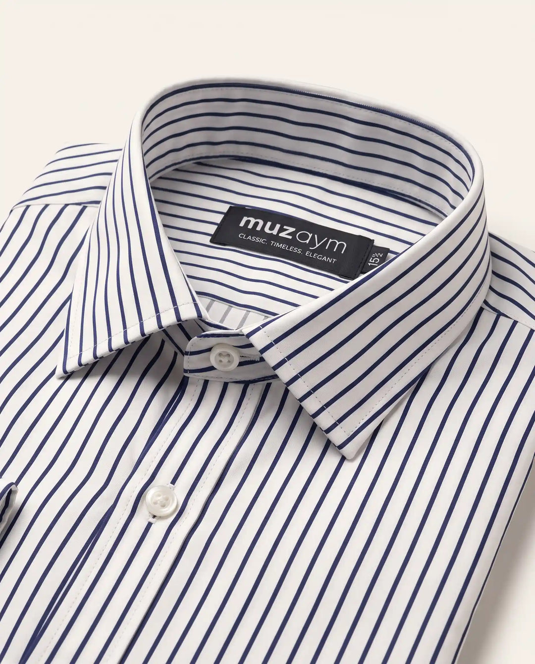 Oxford Navy Stripe Shirt