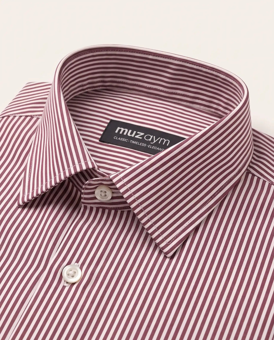 Burgundy Wine Stripe Shirt