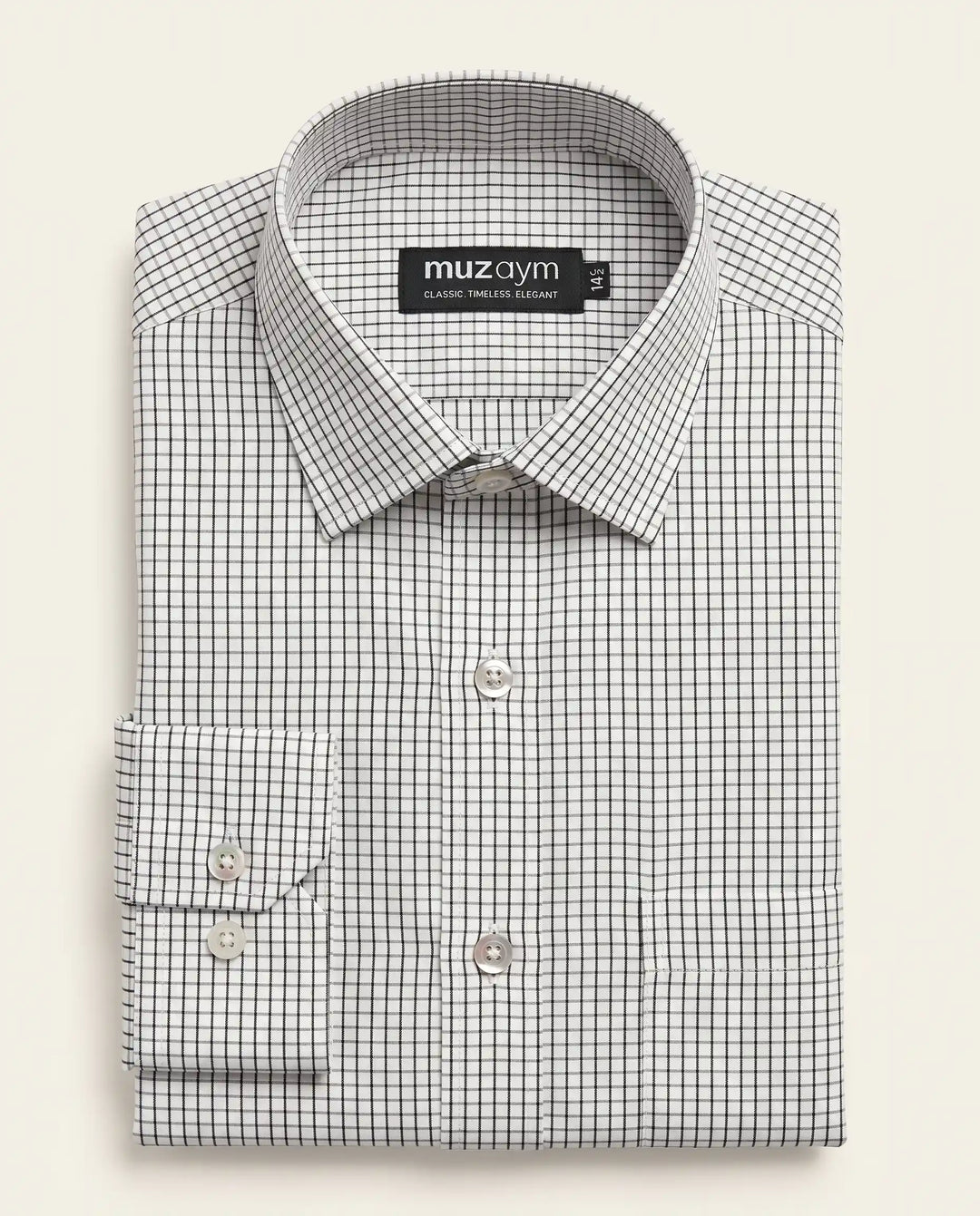 Monochrome Check Shirt