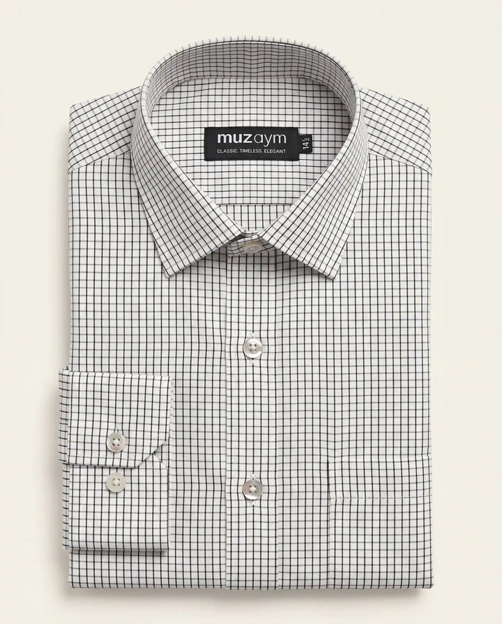Monochrome Check Shirt
