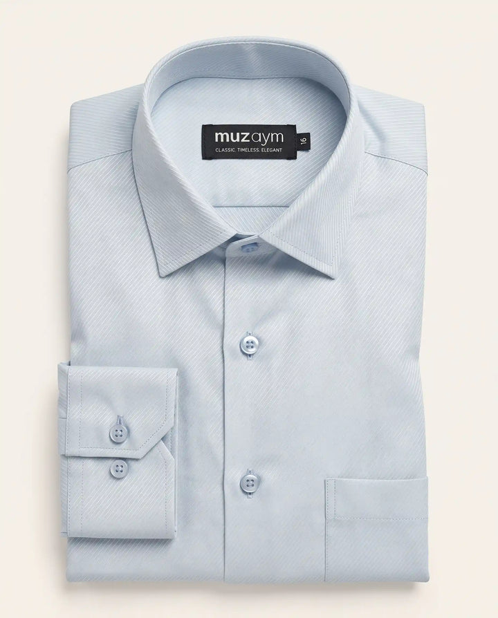 Frost Blue Twill Shirt