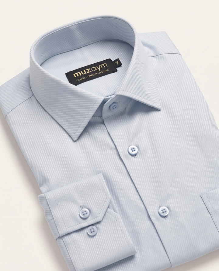 Frost Blue Twill Shirt