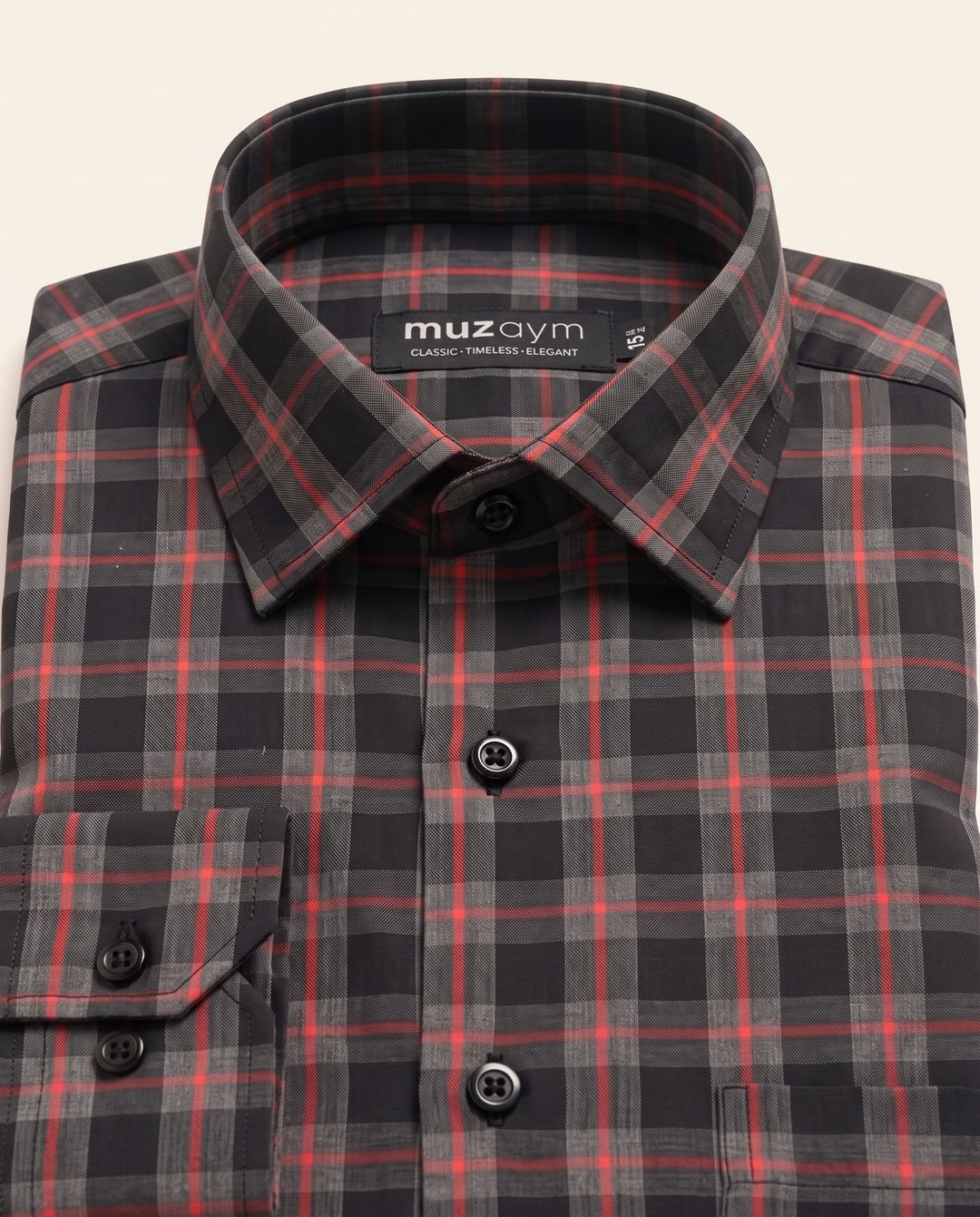 Scarlet Grid Shirt