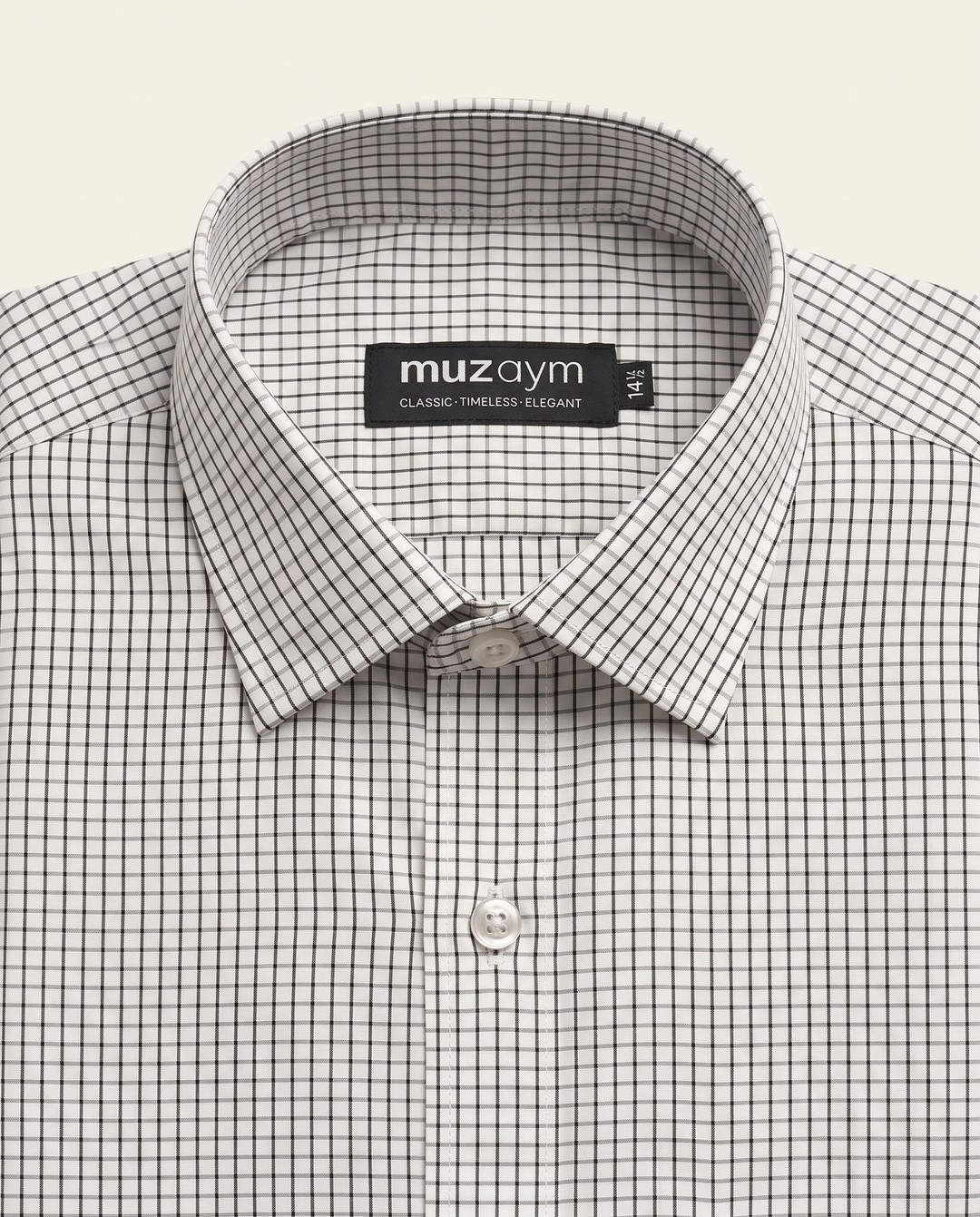 Monochrome Check Shirt