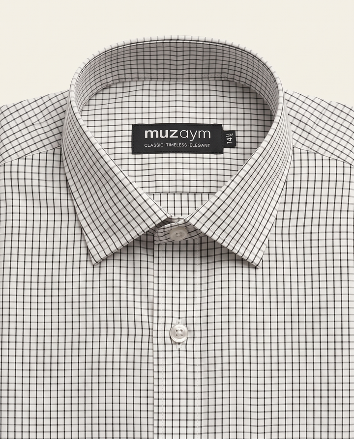 Monochrome Check Shirt