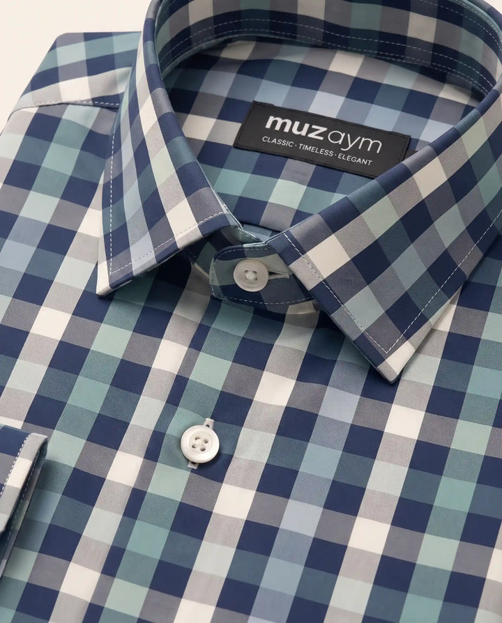 Harbor Blue Check Shirt