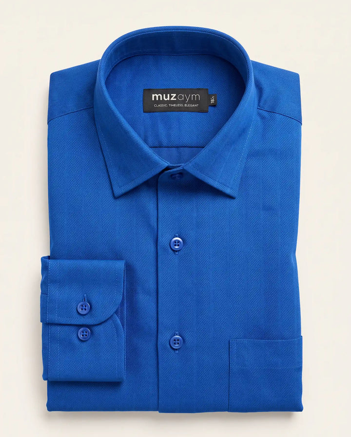 Majestic Blue Texture Shirt