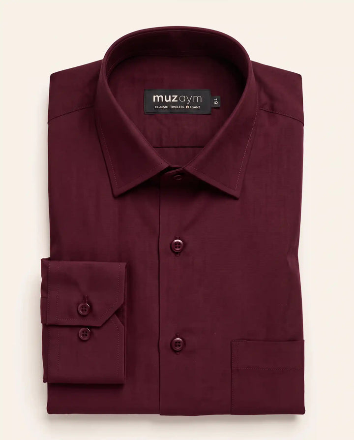 Dark Maroon Shirt