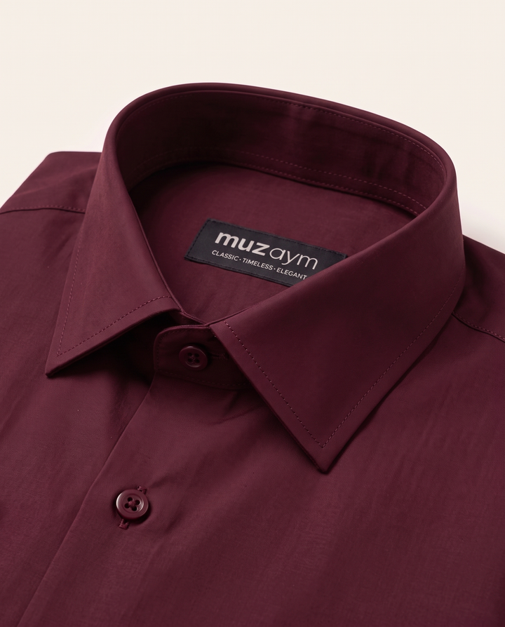 Dark Maroon Shirt