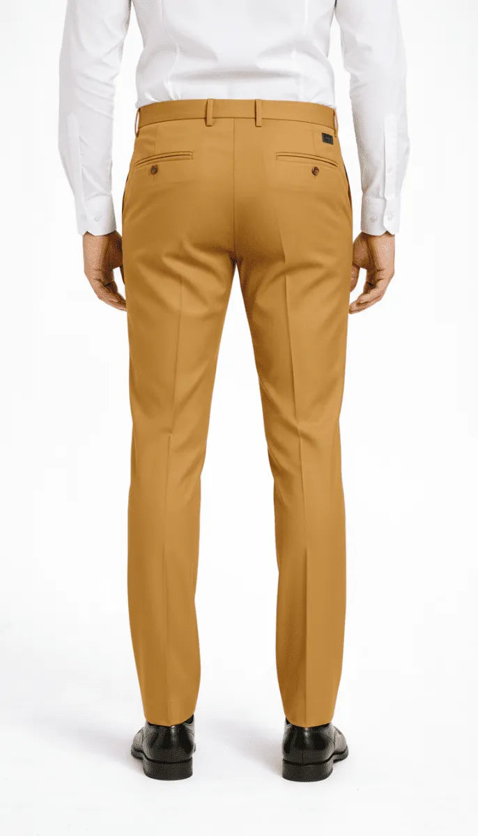 Imperial Mustard Dress Pant - muzaym