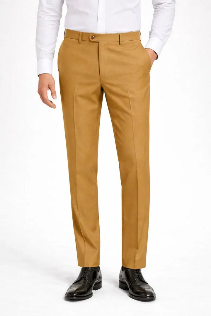 Imperial Mustard Dress Pant - muzaym