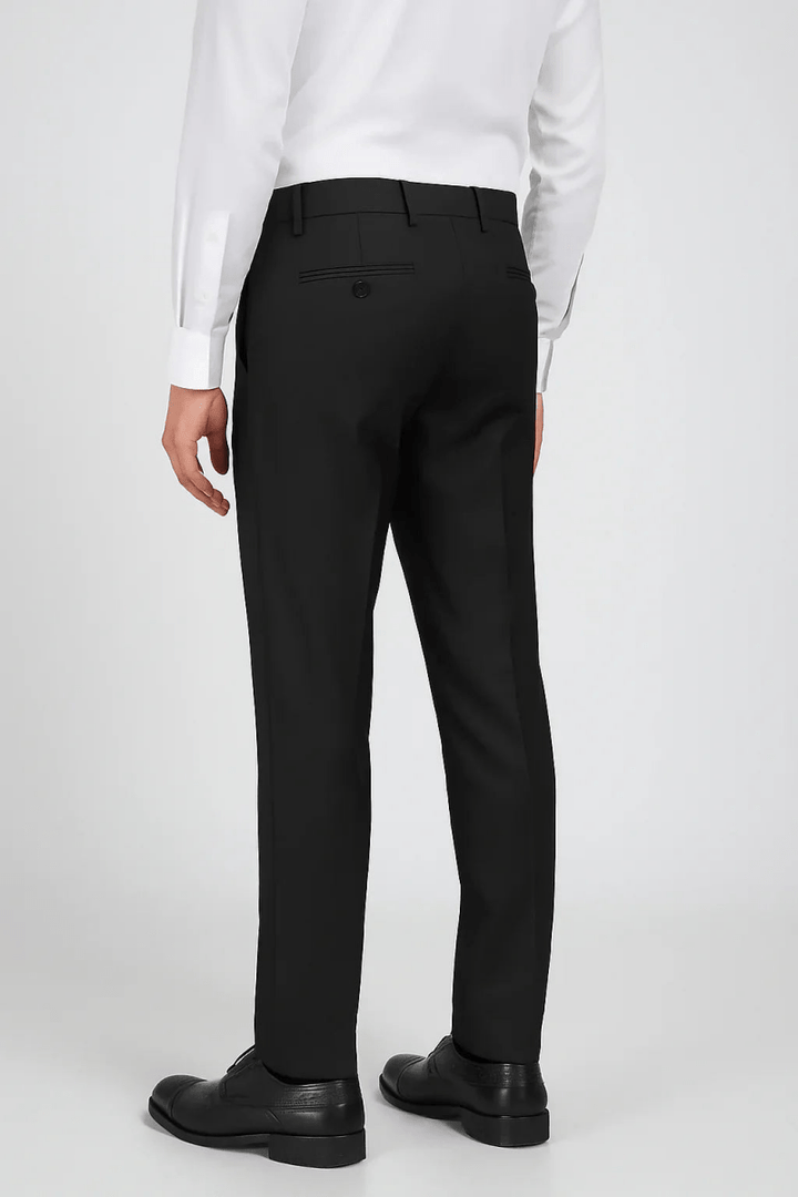 Jet Black Dress Pant - muzaym
