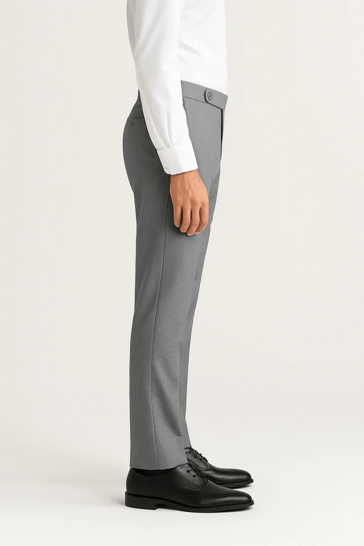 Silver - Gray Dress Pant - muzaym