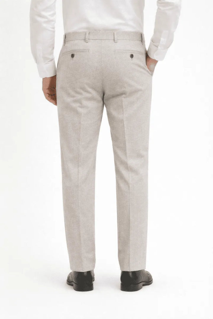 Stone Beige Dress Pant - muzaym